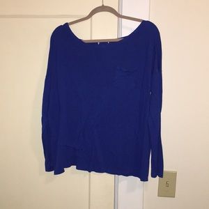 Blue long sleeve shirt